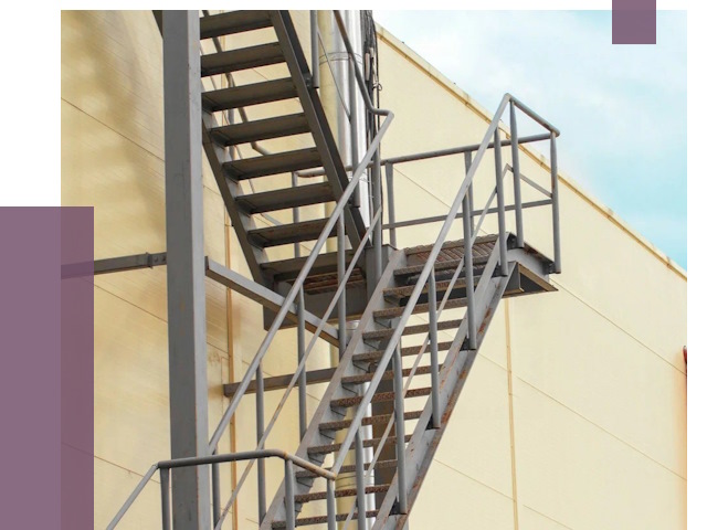 Пожарные лестницы в Альметьевске от 12456 руб. — монтаж и продажа | ПРОЛЁТ-Льм