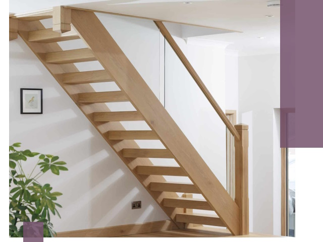 Изготовление деревянных лестниц под ключ в Альметьевске для дома