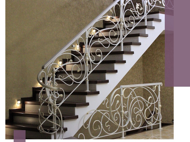 Кованые лестницы под ключ в Альметьевске — изготовление и монтаж