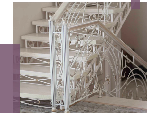 Изготовление кованых лестниц на заказ в Альметьевске от 88230 руб. | ПРОЛЁТ-Льм