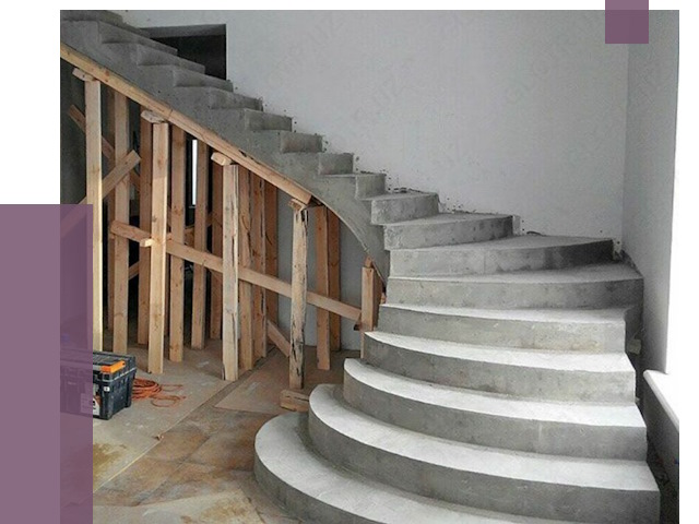 Изготовление бетонных лестниц под ключ в Альметьевске от 20241 руб. | ПРОЛЁТ-Льм