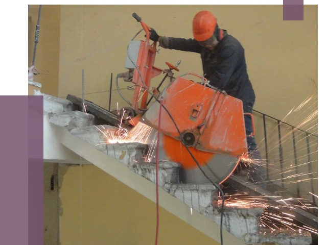 Демонтаж бетонных лестниц в Альметьевске от 4671 руб. за м2 | ПРОЛЁТ-Льм