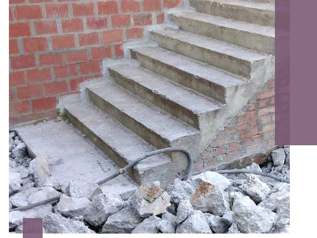 Демонтаж бетонных лестниц в Альметьевске: быстро и безопасно