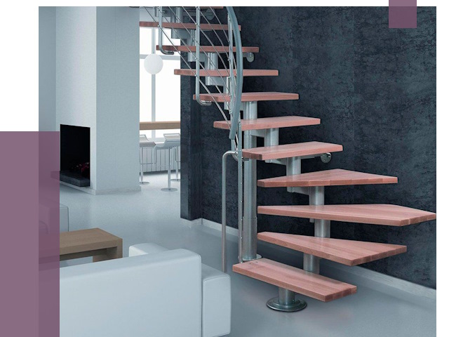 Модульные лестницы в Альметьевске от 17127 руб. — купить в ПРОЛЁТ-Льм