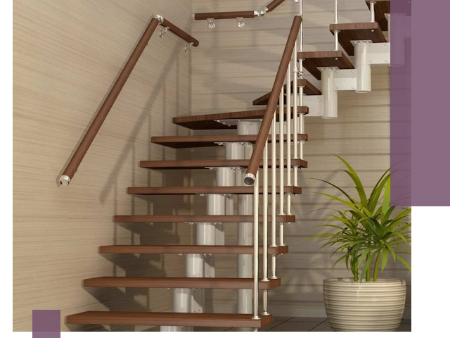 Изготовление модульных лестниц под ключ в Альметьевске