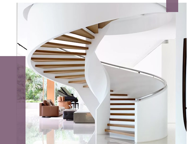 Винтовые лестницы в Альметьевске под ключ от 49305 руб. | ПРОЛЁТ-Льм