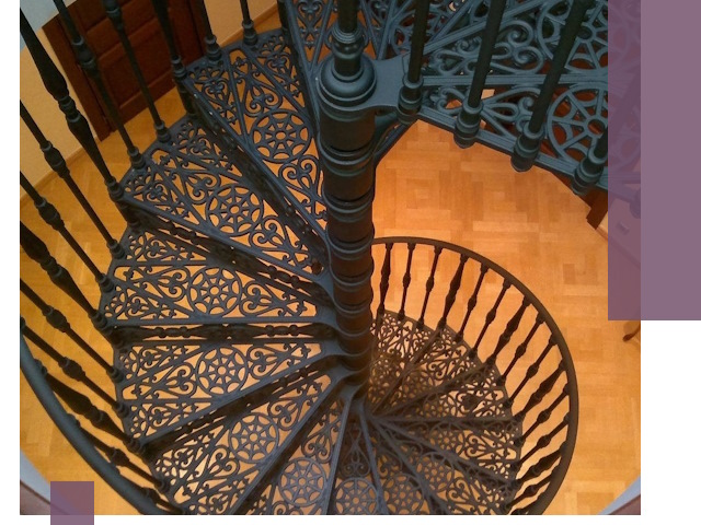 Винтовые лестницы под ключ в Альметьевске: производство и монтаж