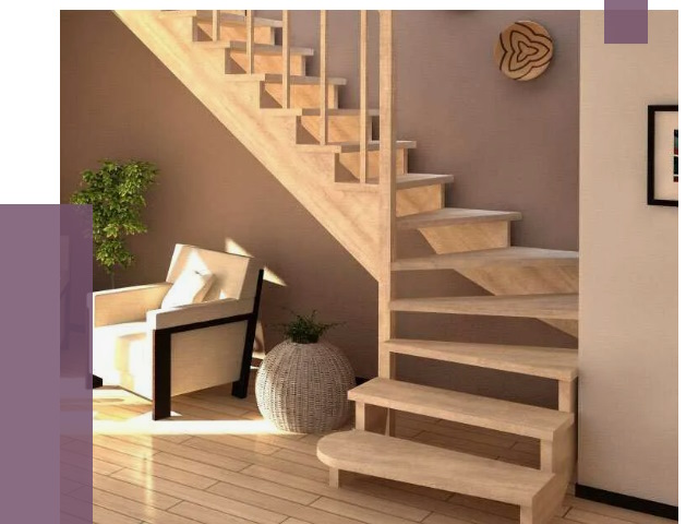 Изготовление Г-образных лестниц в Альметьевске от 19203 руб. 