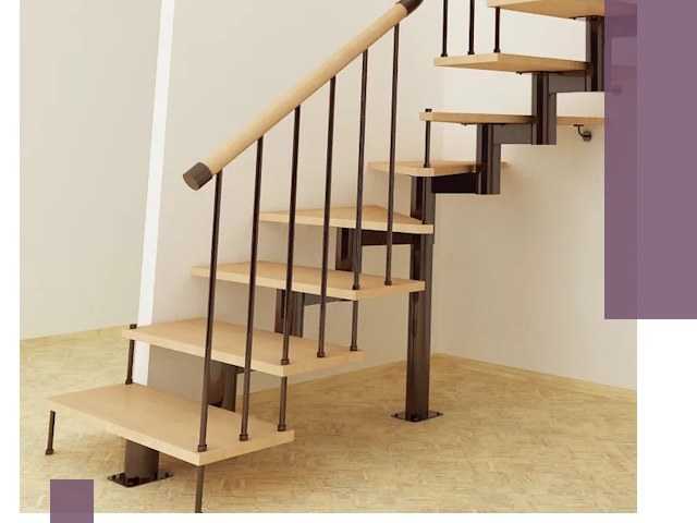 Монтаж лестниц на больцах в Альметьевске — быстро и надежно