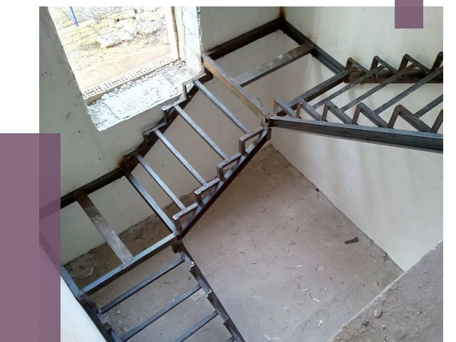 Монтаж лестниц на металлокаркасе в Альметьевске от 12975 руб. — ПРОЛЁТ-Льм