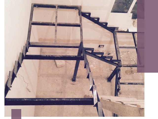 Монтаж лестниц на металлокаркасе в Альметьевске быстро и качественно