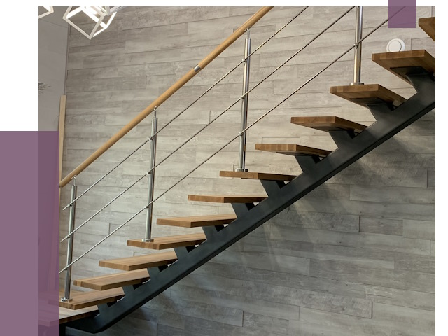 Изготовление лестниц на монокосоуре в Альметьевске от 77331 руб. 