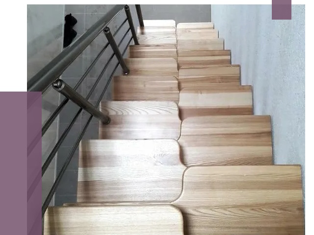 Лестницы гусиный шаг в Альметьевске от 13235 руб. под ключ | ПРОЛЁТ-Льм