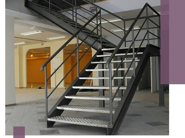 Лестницы для офиса в Альметьевске: изготовление, монтаж, демонтаж