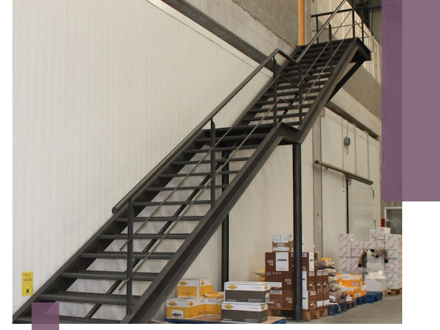 Лестницы для производства в Альметьевске — изготовление и монтаж