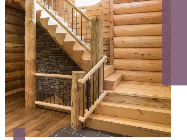 Лестницы в баню под заказ и профессиональный монтаж в Альметьевске