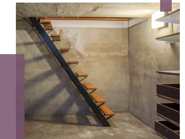 Лестницы в подвал в Альметьевске от 13338 руб. — монтаж | ПРОЛЁТ-Льм