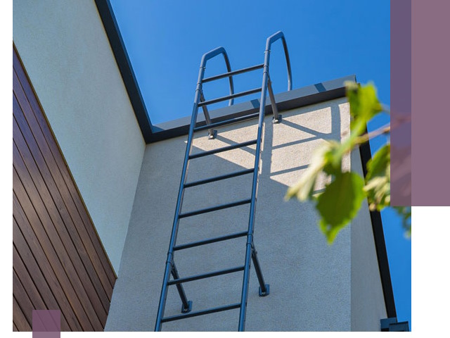 Лестницы на крышу в Альметьевске — изготовление, монтаж, демонтаж