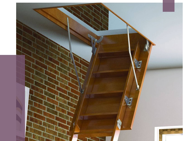 Установка чердачной лестницы в Альметьевске от 7941 руб. | ПРОЛЁТ-Льм