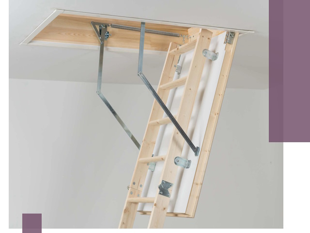 Установка чердачной лестницы под ключ в Альметьевске