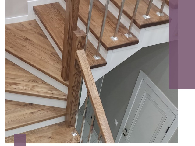 Обшивка металлических лестниц под ключ в Альметьевске