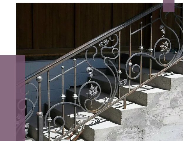 Кованые перила в Альметьевске от 8823 руб. под ключ — качество от ПРОЛЁТ-Льм