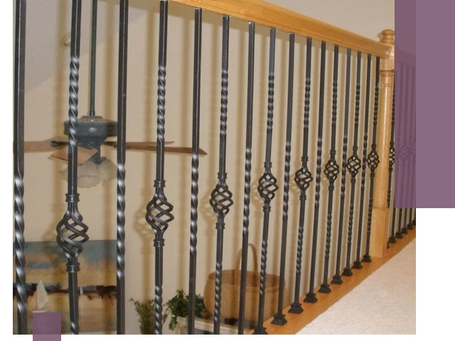 Изготовление и монтаж кованных перил в Альметьевске под ключ