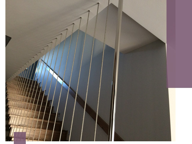 Тросовые перила под ключ в Альметьевске — производство и монтаж