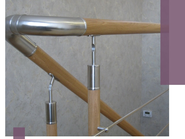 Комбинированные перила на заказ в Альметьевске — монтаж и производство