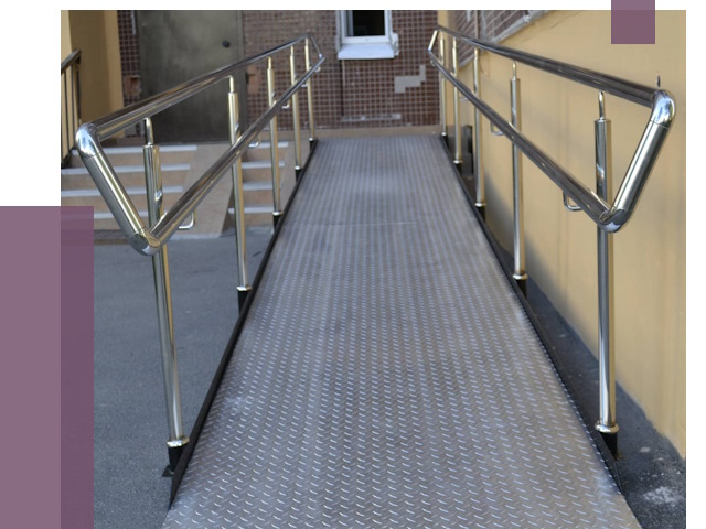 Пандусы в Альметьевске от 12456 руб. — установка для инвалидов | ПРОЛЁТ-Льм