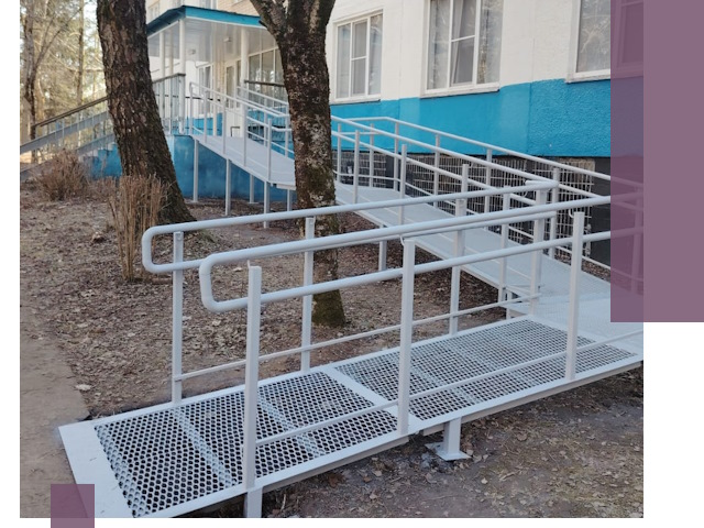 Пандусы под ключ в Альметьевске: изготовление, монтаж и демонтаж