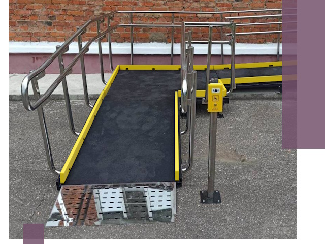 Изготовление наклонных пандусов для инвалидов в Альметьевске