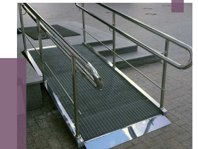 Монтаж пандусов для инвалидов в Альметьевске от 8740 руб. под ключ | ПРОЛЁТ-Льм