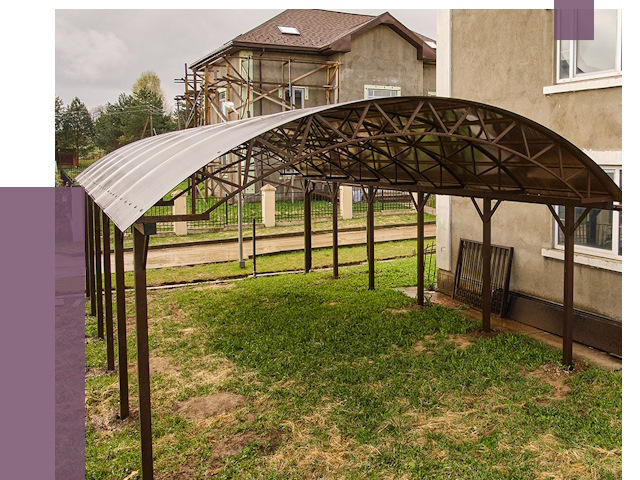 Демонтаж навесов в Альметьевске от 4671 руб. — разборка и вывоз | ПРОЛЁТ-Льм