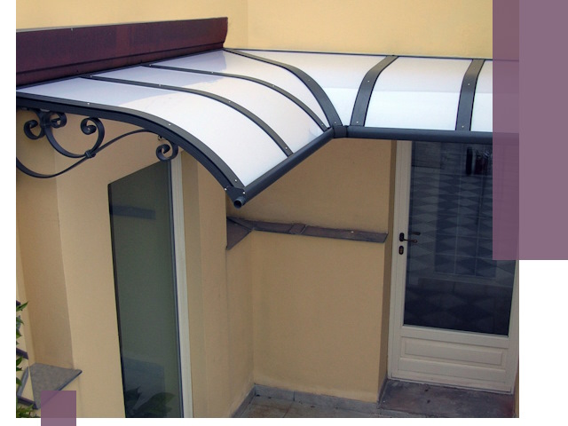 Монтаж козырьков любой сложности в Альметьевске под ключ