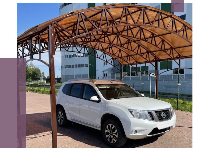 Недорогие навесы в Альметьевске от 43596 руб. | ПРОЛЁТ-Льм