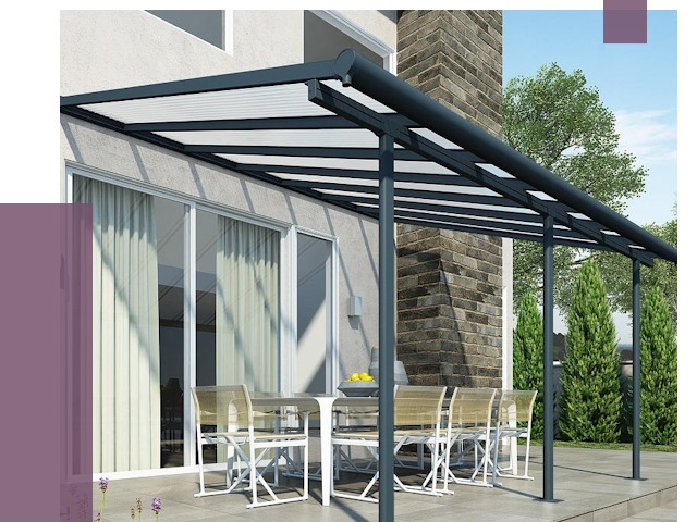 Навесы пристенные в Альметьевске от 9238 руб. — монтаж и установка | ПРОЛЁТ-Льм