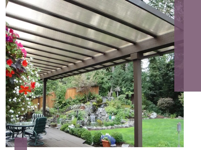 Навесы из поликарбоната под ключ в Альметьевске быстро и надёжно