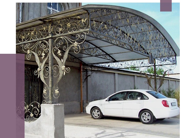 Кованые навесы в Альметьевске от 14792 руб. | ПРОЛЁТ-Льм