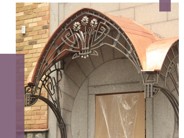 Арочные козырьки в Альметьевске от 14792 руб. 