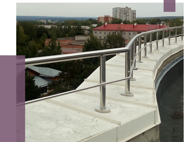 Парапеты и ограждения кровли в Альметьевске от 5034 руб.