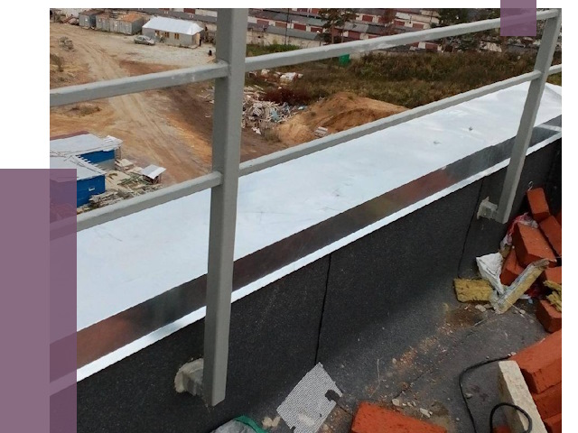 Монтаж парапетов в Альметьевске от 4360 руб.  | ПРОЛЁТ-Льм