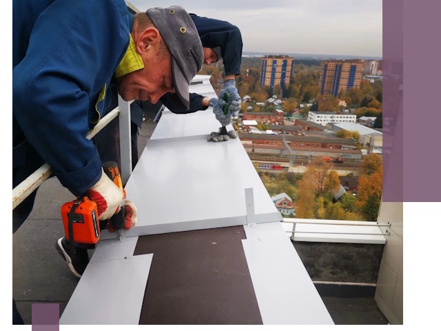 Монтаж парапетов в Альметьевске — установка прочных металлических ограждений