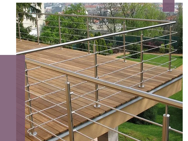 Алюминиевые парапеты в Альметьевске под ключ от 7889 руб. 