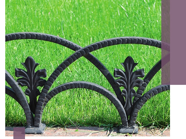 Декоративные металлические бордюры под ключ в Альметьевске