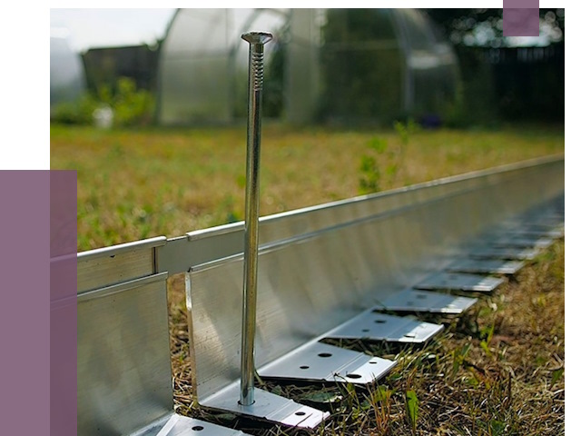 Металлические бордюры для газона в Альметьевске от 4360 руб. | ПРОЛЁТ-Льм