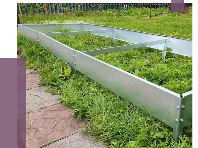 Металлические бордюры для грядок в Альметьевске от 1817 руб. 