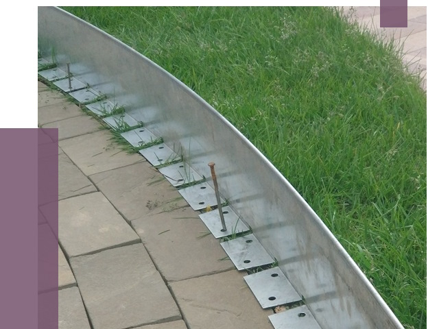 Металлические бордюры для тротуаров в Альметьевске от 8823 руб.