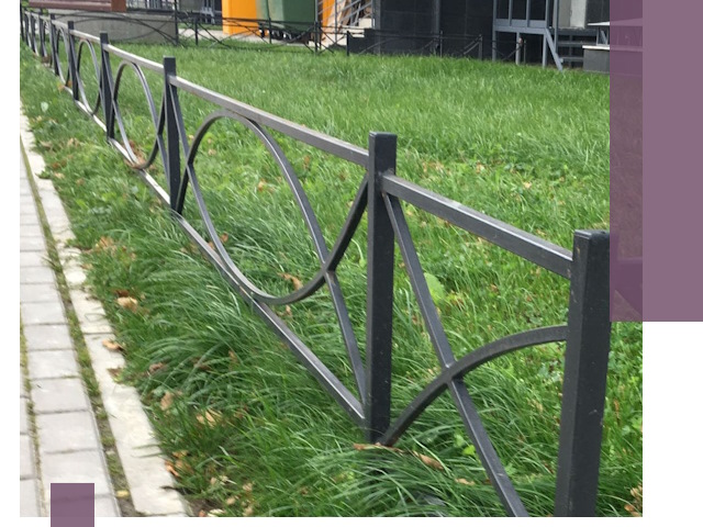 Газонные ограждения из металла в Альметьевске — монтаж и продажа