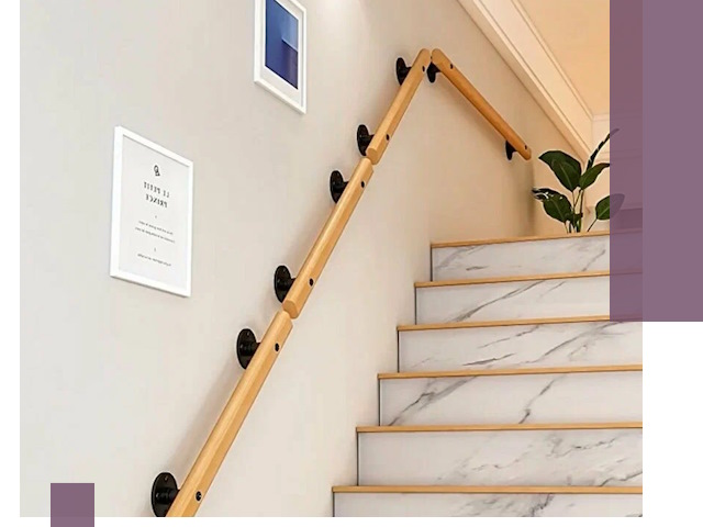 Поручни металлические и деревянные под ключ в Альметьевске